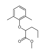 methyl 2-(2,6-dimethylphenoxy)pentanoate结构式