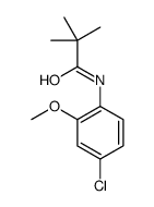 N-(4-CHLORO-6-METHOXYPHENYL)-2,2-DIMETHYLPROPANAMIDE Structure