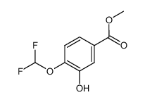 Methyl 4-(difluoromethoxy)-3-hydroxybenzoate Structure