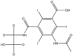 [2H4]-碘羟拉酸结构式