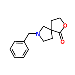 7-Benzyl-2-oxa-7-azaspiro[4.4]nonan-1-one Structure