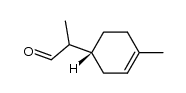 2-(4-methyl-3-cyclohexen-1-yl)-propanal结构式