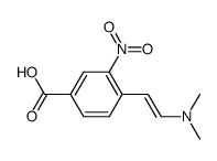 4-(2-(dimethylamino)vinyl)-3-nitrobenzoic acid结构式