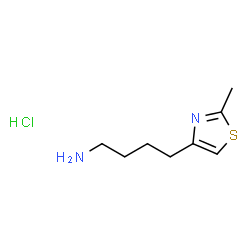 4-(2-METHYLTHIAZOL-4-YL)BUTAN-1-AMINEHYDROCHLORIDE Structure