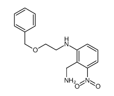 2-(aminomethyl)-3-nitro-N-(2-phenylmethoxyethyl)aniline Structure