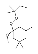 1-methoxy-3,3,5-trimethyl-1-(2-methylbutan-2-ylperoxy)cyclohexane Structure