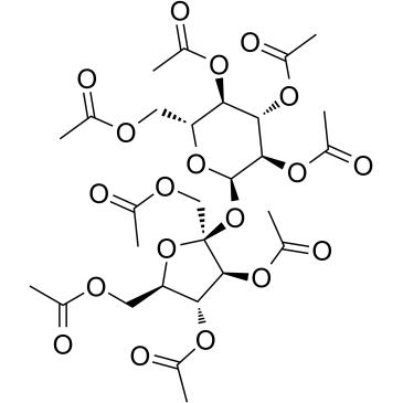 Sucrose octaacetate structure