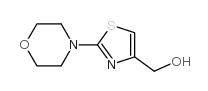 (2-吗啉-1,3-噻唑-4-基)甲醇结构式