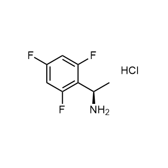 (R)-1-(2,4,6-三氟苯基)乙胺盐酸盐结构式