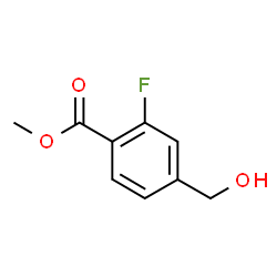 2-氟-4-(羟甲基)苯甲酸甲酯结构式