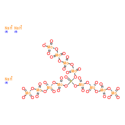 磷钼酸钠,水合结构式