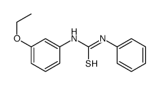 1-(3-ethoxyphenyl)-3-phenylthiourea结构式