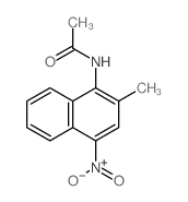 N-(2-甲基-4-硝基萘-1-基)乙酰胺结构式