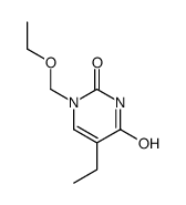 1-(ethoxymethyl)-5-ethylpyrimidine-2,4-dione Structure