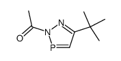 Ethanone,1-[5-(1,1-dimethylethyl)-2H-1,2,3-diazaphosphol-2-yl]- Structure