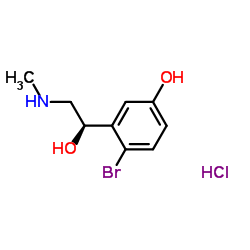(R)-6-Bromophenylephrine Hydrochloride Structure