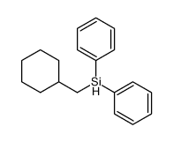 cyclohexylmethyl(diphenyl)silane Structure