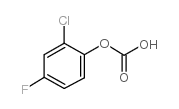 2-氯-4-氟苯酚碳酸盐结构式