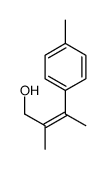 2-methyl-3-(4-methylphenyl)but-2-en-1-ol结构式