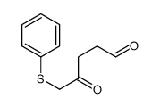 4-oxo-5-phenylsulfanylpentanal结构式