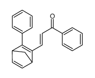 1-phenyl-3-(3-phenyl-2-bicyclo[2.2.1]hepta-2,5-dienyl)prop-2-en-1-one Structure