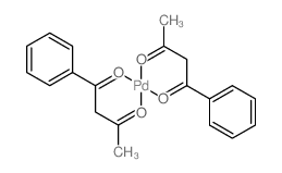 Palladium,bis(1-phenyl-1,3-butanedionato-kO1,kO3)-结构式