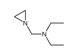 aziridin-1-ylmethyl-diethyl-amine结构式