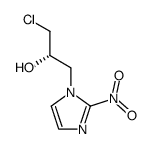(S)-α-(chloromethyl)-2-nitro-1H-imidazole-1-ethanol结构式