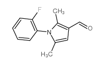 1-(2-氟苯基)-2,5-二甲基甲醛结构式