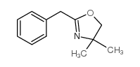 Oxazole,4,5-dihydro-4,4-dimethyl-2-(phenylmethyl)- structure