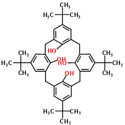 5,11,17,23-四叔丁基25,26,27,28-四羟基-4-芳烃结构式