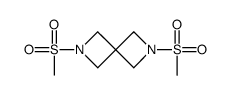 2,6-双(甲基磺酰基)-2,6-二氮杂螺[3.3]庚烷结构式