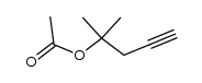 4-Acetoxy-4-methyl-1-pentyne结构式