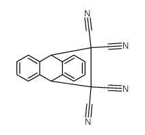 9,10-Ethanoanthracene-11,11,12,12-tetracarbonitrile,9,10-dihydro-结构式