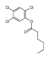 (2,4,5-trichlorophenyl) hexanoate结构式