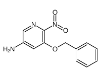 6-nitro-5-phenylmethoxypyridin-3-amine Structure