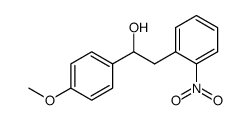 1-(4-methoxyphenyl)-2-(2-nitrophenyl)ethanol Structure