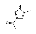 1-(5-甲基-1H-吡唑-3-基)乙酮结构式