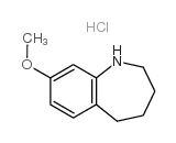 8-甲氧基-2,3,4,5-四氢-1H-苯并[b]氮杂卓结构式