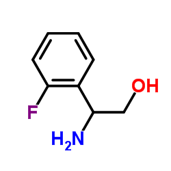 2-氨基-2-(2-氟苯基)乙醇结构式