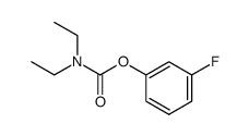 3-fluorophenyl diethylcarbamate结构式