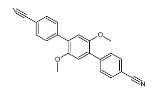 4-[4-(4-cyanophenyl)-2,5-dimethoxyphenyl]benzonitrile Structure
