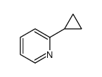2-cyclopropylpyridine结构式