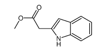 2-(1H-吲哚-2-基)乙酸甲酯结构式