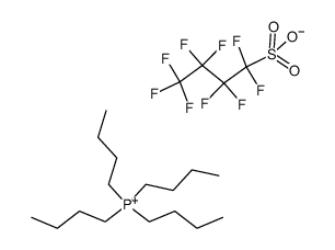 Tetrabutyl phosphonium salt with 1,1,2,2,3,3,4,4,4-nonafluoro-1-butanesulfonic acid(1:1) structure