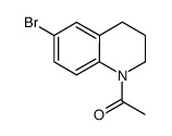 1-乙酰基-6-溴-1,2,3,4-四氢喹啉结构式