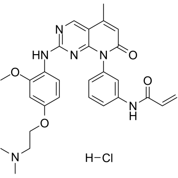 EGFR-IN-1 hydrochloride结构式