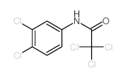 Acetamide,2,2,2-trichloro-N-(3,4-dichlorophenyl)- Structure