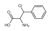 β-chloro-β-phenylalanine结构式
