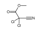 methyl 2,2-dichloro-2-cyanoacetate structure